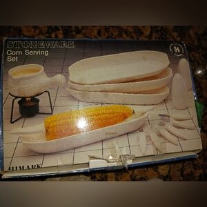 Corn serving set
